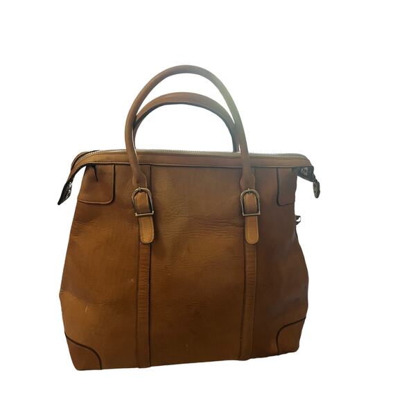 RK Swallow | Vintage Brown Leather Travel Bag - Picture 1 of 8